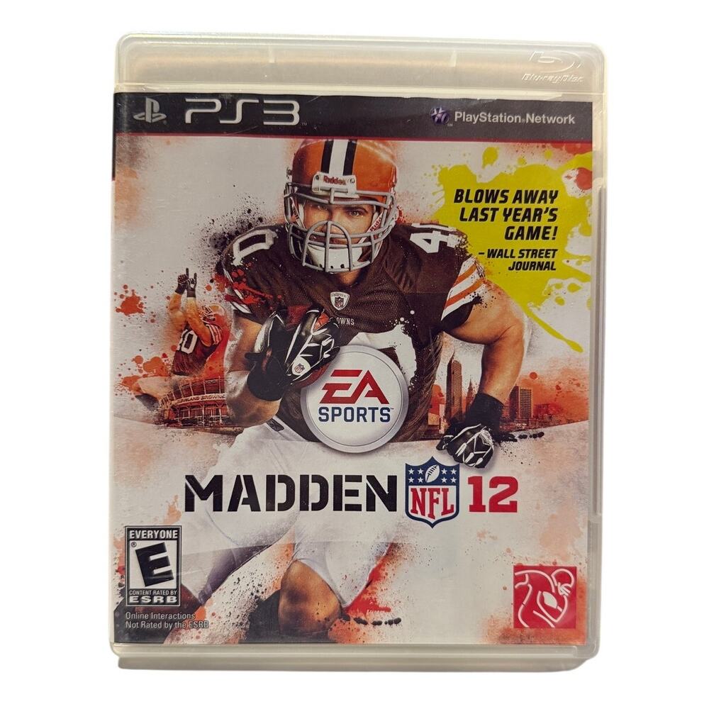 Madden NFL 12 Sony PlayStation 3, 2011 CIB Mint Condition
